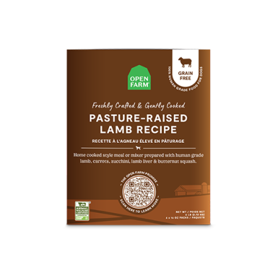 OPEN FARM GENTLY COOKED PASTURE-RAISED LAMB RECIPE FROZEN DOG FOOD 96OZ