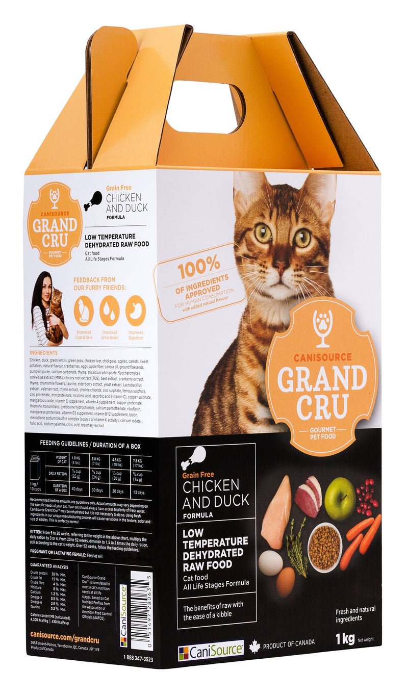 CANISOURCE GRAND CRU GRAIN FREE CHICKEN AND DUCK CAT 1KG