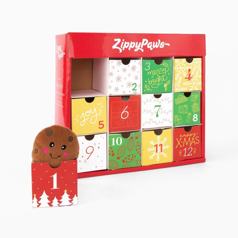 ZIPPY PAWS HOLIDAY ADVENT CALENDER (INCLUDES 12 MINIZ)