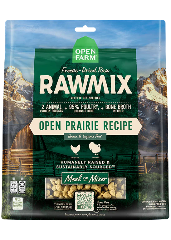 RAWMIX OPEN PRAIRIE FREEZE DRIED RAW RECIPE 13.5OZ