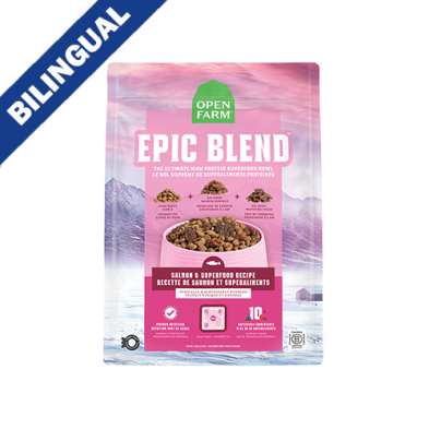 OPEN FARM EPIC BLEND SALMON & SUPERFOOD RECIPE DRY DOG FOOD 3.5LB