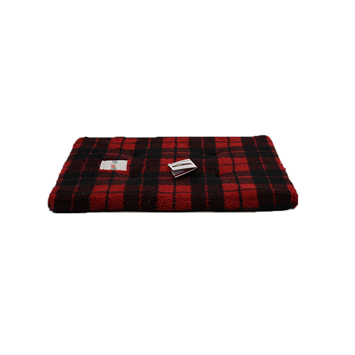 RUFF LOVE CRATE BED QUILTED BUFFALO PLAID 41" X 26" DOG BED