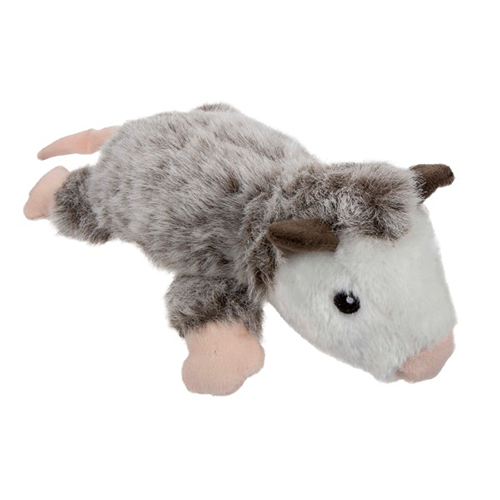 GODOG FLATZ FLATTIE OPOSSUM LARGE DOG TOY