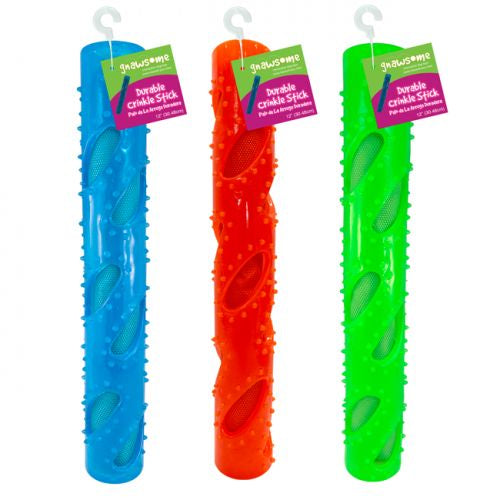 GNAWSOME DURABLE CRINKLE STICK DOG 1PC