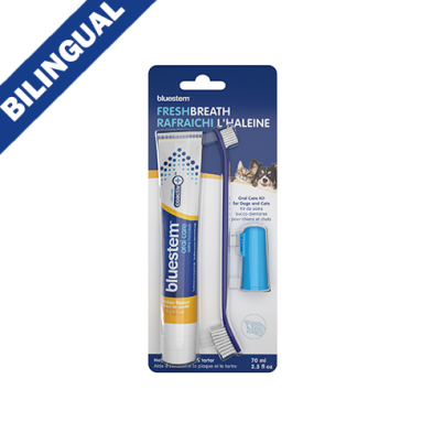 BLUESTEM ORAL CARE KIT CHICKEN FLAVOR FOR DOGS & CATS