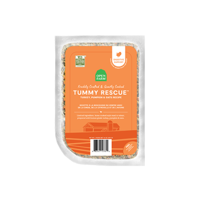 OPEN FARM GENTLY COOKED TUMMY RESCUE RECIPE FROZEN DOG FOOD 16OZ