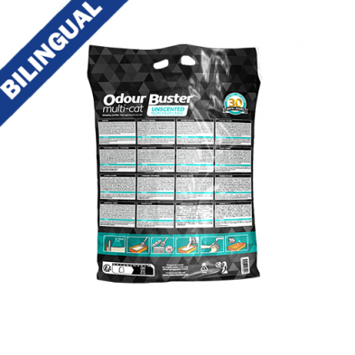ODOUR BUSTER MULTI-CAT PREMIUM CAT LITTER 12KG
