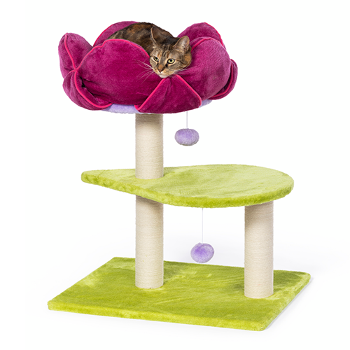PREVUE HENDRYX FLOWER POWER CAT POST