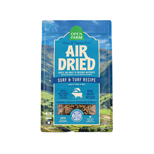 OPEN FARM AIR DRIED SURF & TURF RECIPE FOR DOGS 16OZ