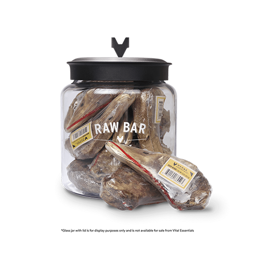 VITAL ESSENTIALS RAW BAR FREEZE-DRIED RAW DUCK HEADS DOG SNACKS