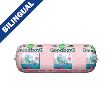 OPEN FARM GOODBOWL FRESHLY CRAFTED TURKEY & SALMON RECIPE ROLL FROZEN DOG FOOD