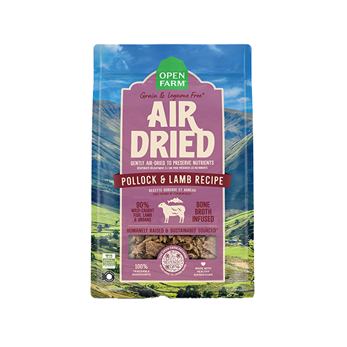 OPEN FARM AIR DRIED POLLOCK & LAMB RECIPE FOR DOGS 32OZ