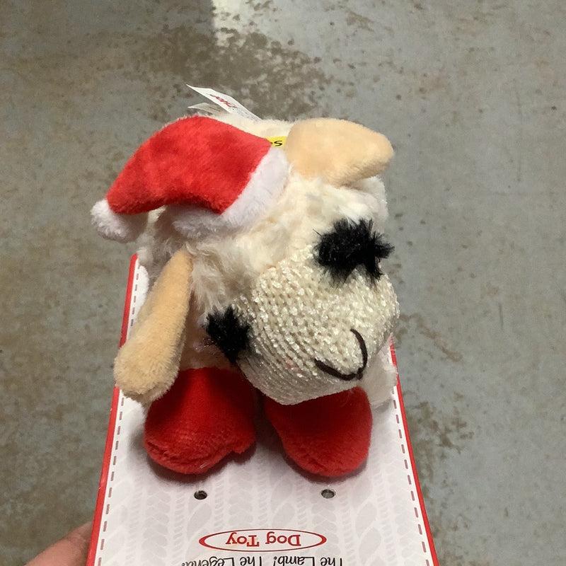 MULTIPET HOLIDAY LAMB CHOP 6" DOG TOY