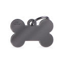 MY FAMILY - BASIC BLACK CHROME BIG BONE ID TAG