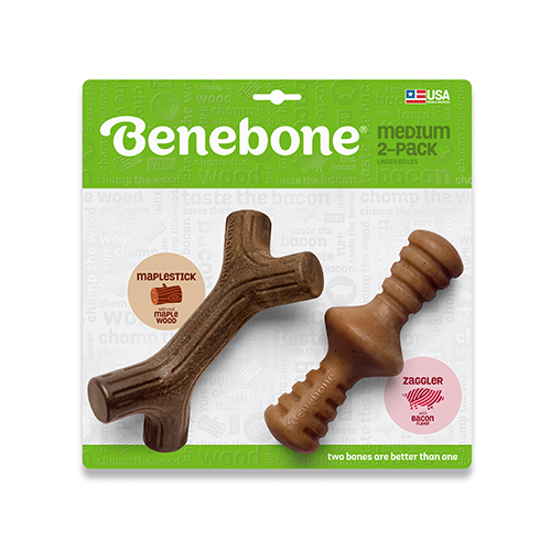 BENEBONE MAPLESTICK/ZAGGLER BACON MEDIUM (2-PACK)