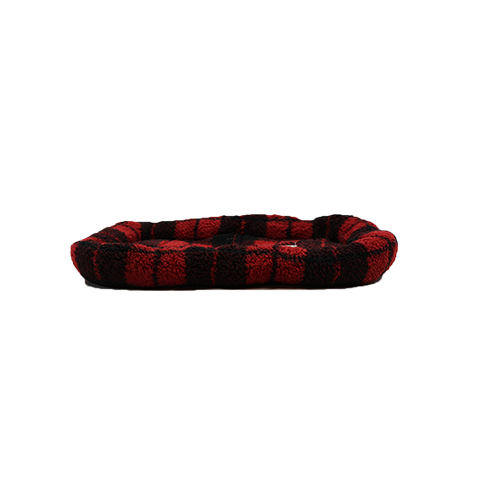 RUFF LOVE CRATE BED BOLSTER STYLE BUFFALO PLAID 41" X 26" DOG BED