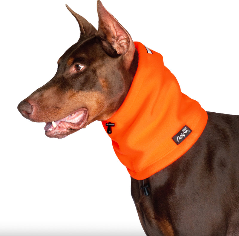 CHILLY DOGS - HEAD MUFF DOG EAR WARMER, BLAZE ORANGE