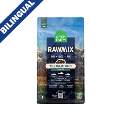 OPEN FARM WILD OCEAN GRAIN-FREE RAWMIX FOR CATS 8LB