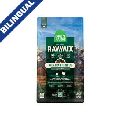 OPEN FARM OPEN PRAIRIE GRAIN-FREE RAWMIX FOR CATS 8LB