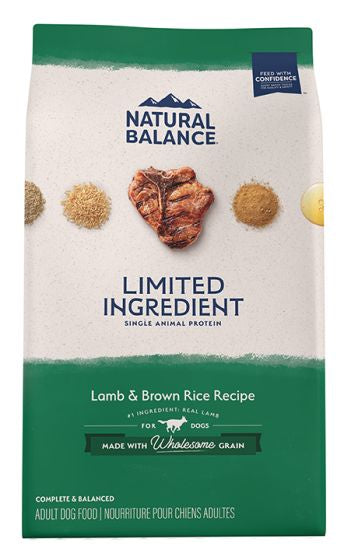 NATURAL BALANCE LID LAMB AND RICE ADULT DOG 4LB