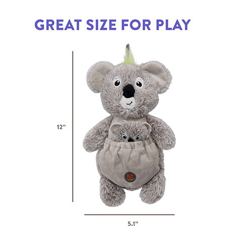 CHARMING PET POUCH PALS KOALA PLUSH DOG TOY