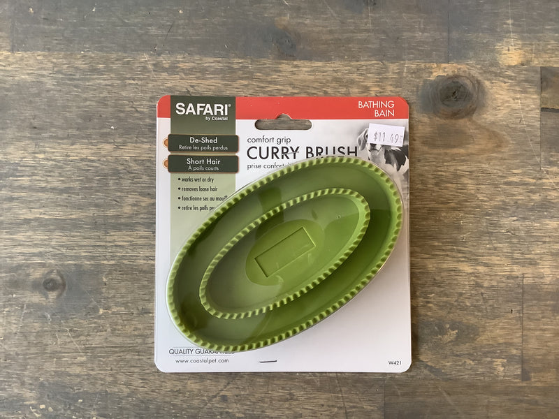 SAFARI RUBBER CURY DOG BRUSH