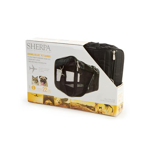 SHERPA™ ORIGINAL DELUXE™ CARRIER BLACK LARGE