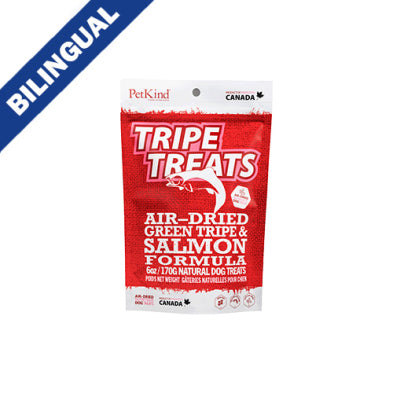 PETKIND SALMON + GREEN LAMB TRIPE TREATS NATURAL DOG TREAT 6OZ