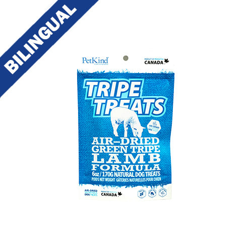 PETKIND TRIPE TREATS LAMB 6 OZ DOG TREAT