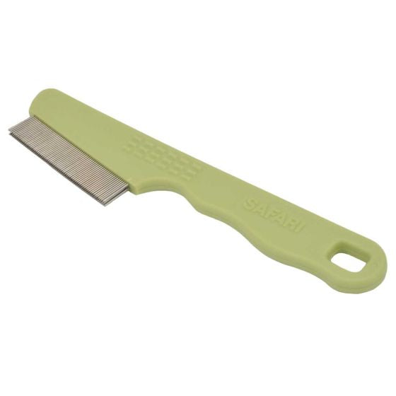 SAFARI FLEA COMB WITH DOUBLE ROW OF TEETH DOG 1PC