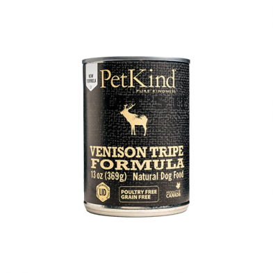 PETKIND VENISON & GREEN TRIPE FORMULA 13 OZ