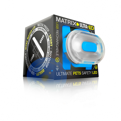 MAX & MOLLY URBAN PETS MATRIX ULTRA LED SAFETY LIGHT