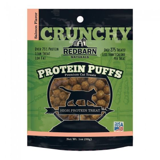 REDBARN CAT PROTEIN PUFFS SALMON CAT 1PC