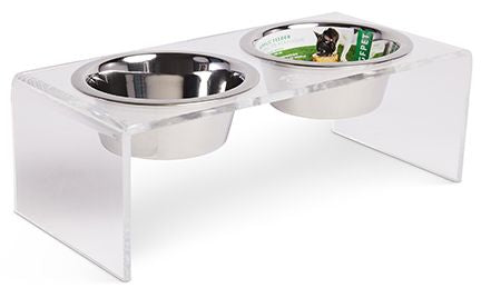 GF PET ACRYLIC ELEVATED FEEDER MEDIUM DOG 1PC