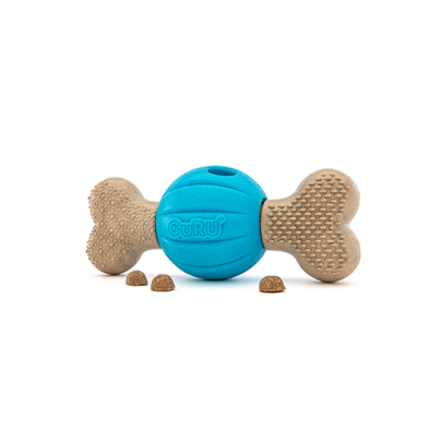 GURU - SPIN & CHEW BONE MEDIUM TREAT DISPENSING DOG TOY