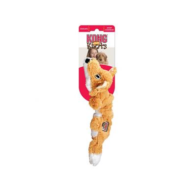 KONG SCRUNCH KNOTS FOX MEDIUM/LARGE DOG TOY