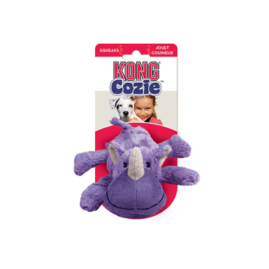 KONG COZIE ROSIE RHINO MEDIUM DOG TOY