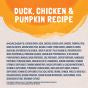 NATURAL BALANCE PLATEFULLS INDOOR DUCK, CHICKEN, AND PUMPKIN IN GRAVY CAT 3 OZ.