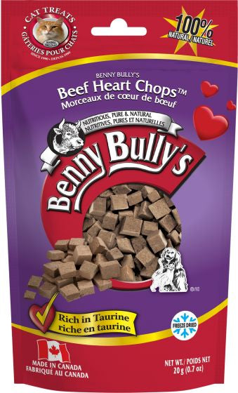 BENNY BULLY’S BEEF HEART CHOPS 20G