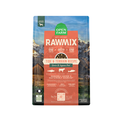 OPEN FARM RAWMIX TIDE & TERRAIN GRAIN & LEGUME FREE DRY DOG FOOD 20LB