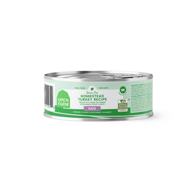 OPEN FARM HOMESTEAD TURKEY PÂTÉ WET CAT FOOD 5.3OZ