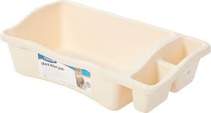 PETMATE LITTER PAN WITH MICROBAN BLEACHED LINEN GIANT