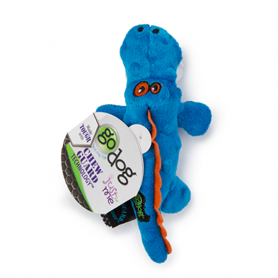 GODOG JUST FOR ME GATOR BLUE DOG TOY