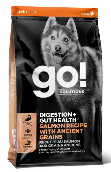 GO DIGESTION GUT HEALTH SALMON RECIPE WITH ANCIENT GRAIN DOG 22LB