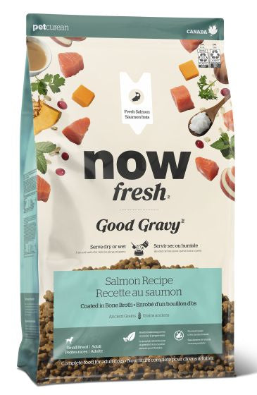 NOW FRESH GOOD GRAVY SALMON RECIPE WITH ANCIENT GRAINS SMALL BREED DOG 3.5LB