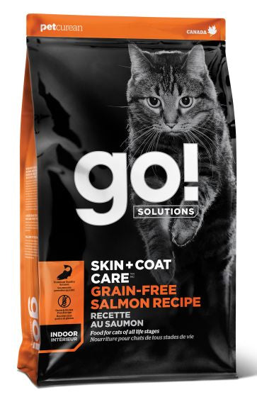 GO SKIN AND COAT GRAIN FREE SALMON CAT 3LB