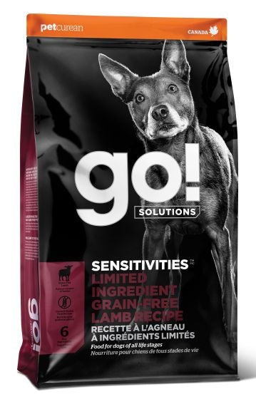 GO SENSITIVITIES LIMITED INGREDIENT GRAIN FREE LAMB DOG 22LB