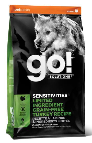 GO SENSITIVITIES LIMITED INGREDIENT GRAIN FREE TURKEY DOG 22LB