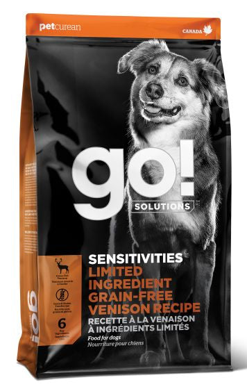 GO SENSITIVITIES LIMITED INGREDIENT GRAIN FREE VENISON DOG 22LB