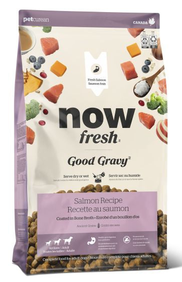 NOW FRESH GOOD GRAVY SALMON RECIPE WITH ANCIENT GRAINS DOG 22LB